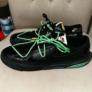 Size 12.5 nike x Offwhite electric green blazers